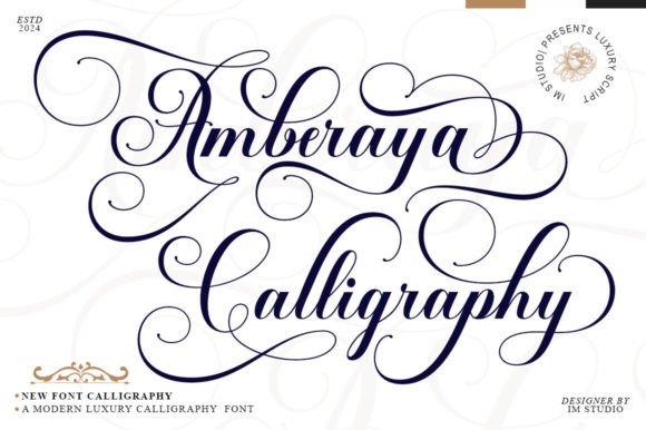 Amberaya Calligraphy: A Font That Brings Ideas to Life