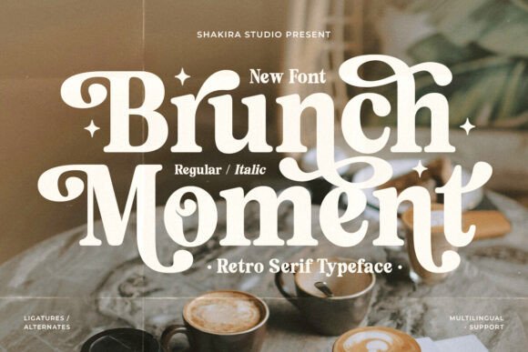 Brunch Moment: A Serif Font for Timeless Elegance