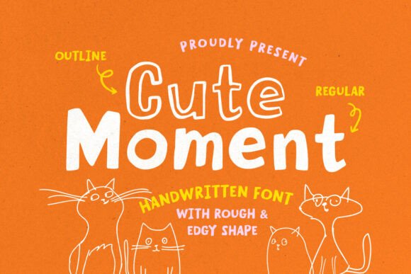 Cute Moment: A Handwritten Font for Authentic Designs