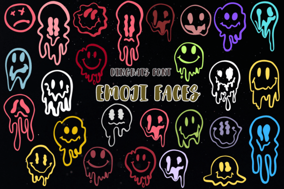 Emoji Faces: A Playful Sketched Typeface for Creative Projects