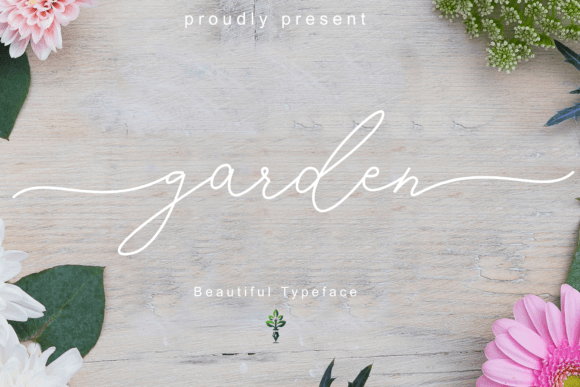 Garden Font: Where Rustic Charm Meets Modern Refinement