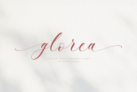 Glorea: A Touch of Modern Calligraphy Elegance
