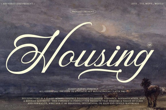Housing: A Typeface of Timeless Elegance