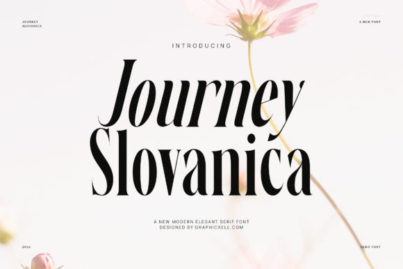 Journey Slovanika: A Modern Serif for Elegant Design