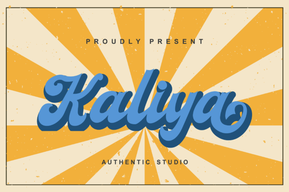 Kaliya: A Retro Cursive Font for Stylish Headlines