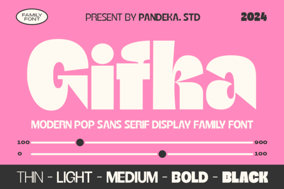 Meet Gifka: The Modern Pop Font for Vibrant Designs