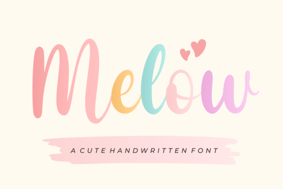 Melow: A Whimsical Handwritten Font for Joyful Designs