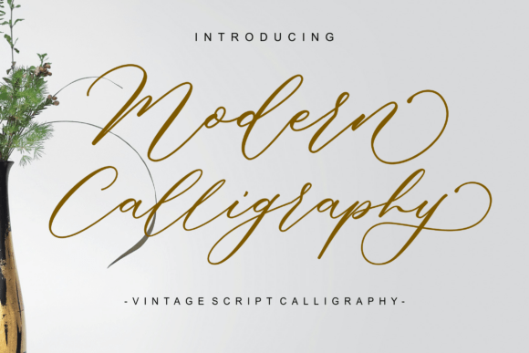 Modern Calligraphy: Elegant Script for Timeless Designs