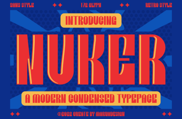Nuker: A Sleek Font for Modern, Impactful Design