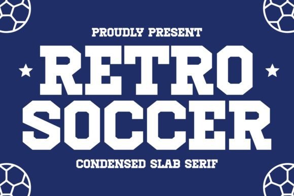 Retro Soccer: A Bold, Modern Vintage Typeface