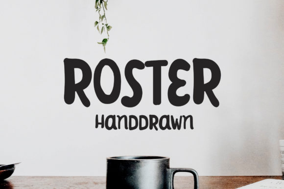 Roster: A Handwritten Font for Creative Artistry