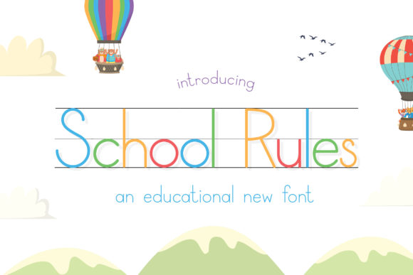 School Rules: The Clean Sans Serif for Modern Design