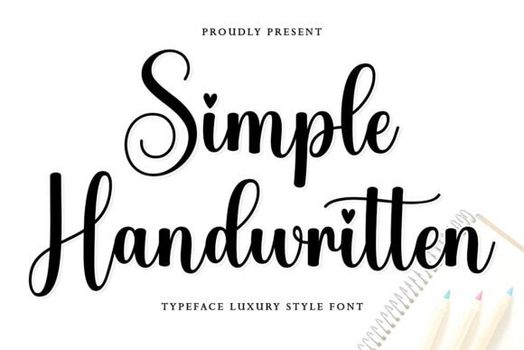 Simple Handwritten: A Sweet & Cursive Font for Elegant Designs