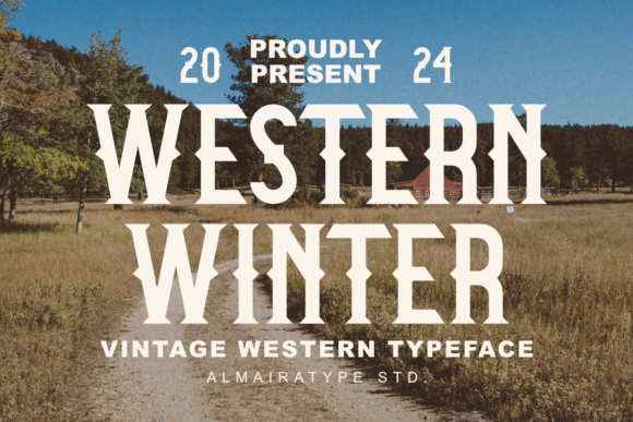 Western Winter: A Vintage Serif for Bold Designs