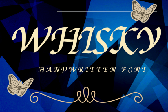 Whisky Font: Sweet & Playful Handwritten Style for Your Designs
